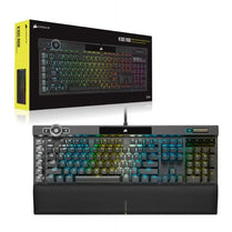 Corsair K100 RGB, Cherry Corsair OPX Switch, AXON 44 - Zone RGB, PBT Double - Shot Keycaps, Black, Mechanical Gaming Keyboard (US) (LS) - Deltone Solutions