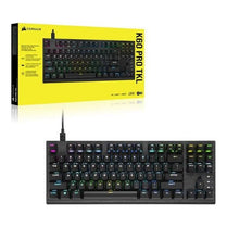Corsair K60 PRO TKL RGB Optical - Mechanical Gaming Keyboard, Backlit RGB LED, CORSAIR OPX, Black, (LS) - Deltone Solutions