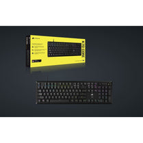 Corsair K70 Core RGB PBT Double Shot Keycaps. Corsair MLX Red Switches, Media Control, Bright LED, Aluminum Top Plate, ICUE, Keyboard - Deltone Solutions