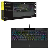 CORSAIR K70 RGB PRO Mechanical Gaming Keyboard, Backlit RGB LED, CHERRY MX Red, Black, Black PBT Keycaps, Professional Gaming - Deltone Solutions