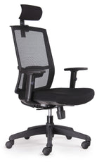 KAL Task High Back Promesh Chair with Adjustable Headrest – Ergonomic Office Bundle