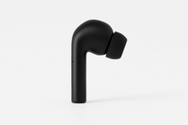 MokiPods Black Side Profile View