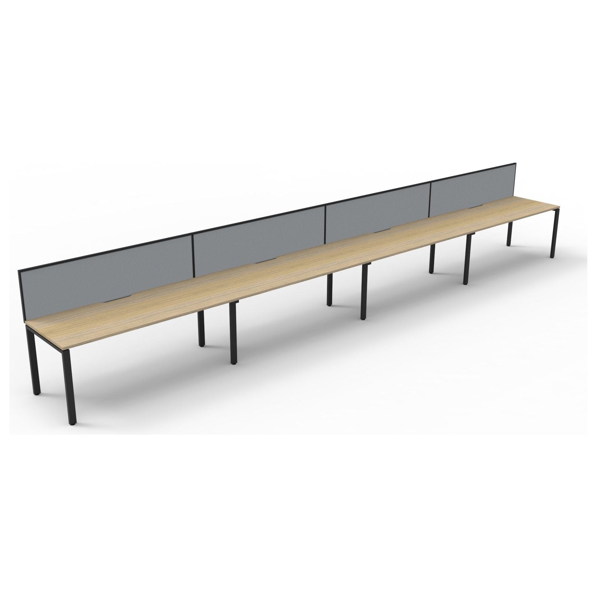 One Leg Computer Desk Infinity Single Sided Workstation | Profile Leg Office Desk – Deltone ...