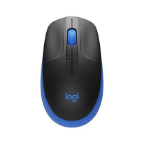 Logitech M190 Full - Size Wireless Mouse - BLUE from up to 10 meters away 1000 dpi, ONE AA - 18 months of worry - free usage - Deltone Solutions