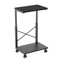 mbeat® activiva Height Adjustable PC & Printer Storage Stand Black Adjustable Shelf Height: 55/60/65/79/75/80/85cm - Deltone Solutions