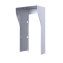 R20A ON WALL RAIN HOOD - SILVER - Deltone Solutions