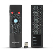 Simplecom RT250 Rechargeable 2.4GHz Wireless Remote Air Mouse Keyboard with Touch Pad and Backlight(LS) - Deltone Solutions