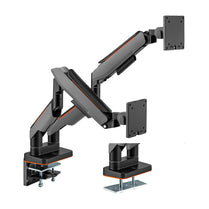 Brateck Dual Gaming Monitor Arm for dual monitors Fit Most 17'-35' Monitor Up to 20kg per screen VESA 75x75,100x100 - Deltone Solutions