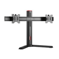 Brateck Dual Screen Classic Pro Gaming Monitor Stand Fit Most 17' - 27' Monitors, Up to 7kg per Screen - Red Colour (LS) - Deltone Solutions