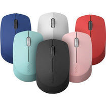 (LS) RAPOO M100 2.4GHz & Bluetooth 3 / 4 Quiet Click Wireless Mouse Pink - 1300dpi Connects up to 3 Devices (10 Get 1 Free) (LS> M100 Red) - Deltone Solutions