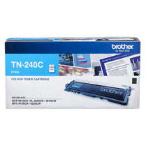 TN - 240C COLOUR LASER TONER - CYAN TONER CARTRIDGE TO SUIT HL - 3040CN/3045CN/3070CW/3075CW, DCP - 9010CN, MFC - 9120CN/9125CN/9320CW/9325CW - 1,400 PAGES - Deltone Solutions